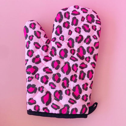 Leopard Print Oven Mit